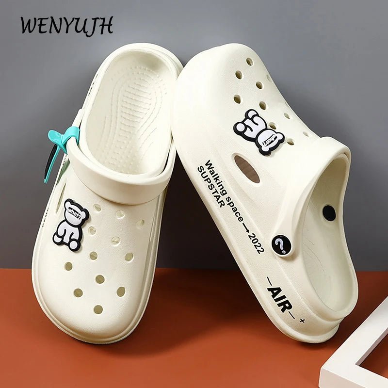 2023 Summer Women's Casual Sandals Non - slip Waterproof Slippers Women Classic Nursing Clogs Hospital Women Work Medical Sandals - Bundle Joy Baby Boutique