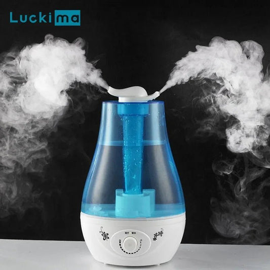 3000ML Ultrasonic Air Humidifier Double Sprayers for Home Office Baby Room Big Mist Volume Fog Mist Maker Essential Oil Diffuser - Bundle Joy Baby Boutique