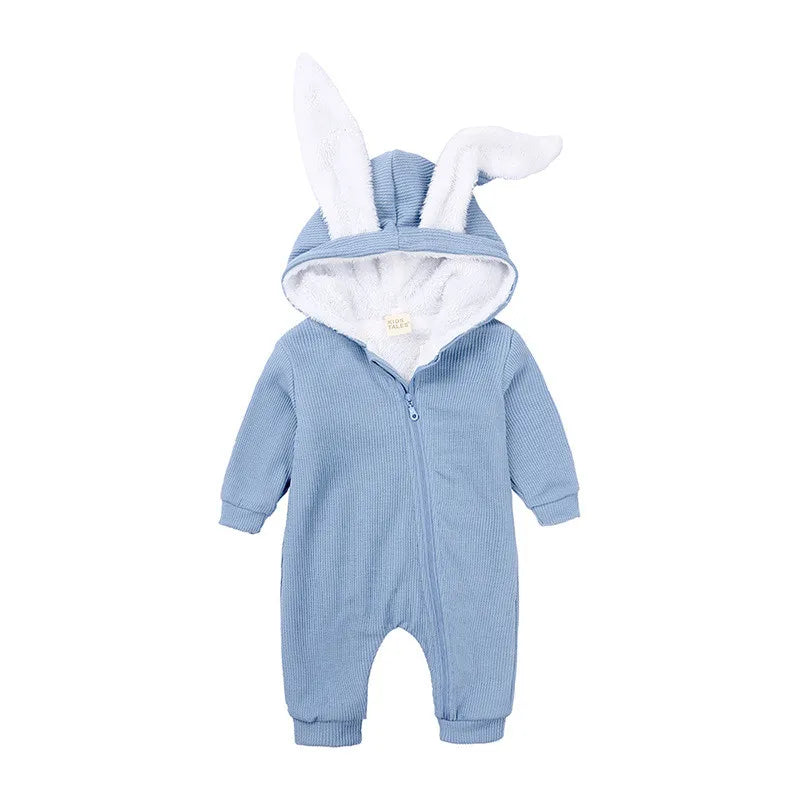 Cotton 0-18M Winter Baby Romper Newborn Boy Girl Overalls Infant clothing Costume Warm Toddler Clothes Jumpsuit Cute Rabbit Outfits