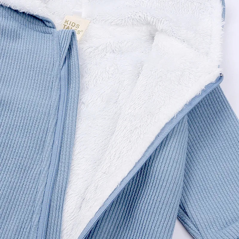 Cotton 0-18M Winter Baby Romper Newborn Boy Girl Overalls Infant clothing Costume Warm Toddler Clothes Jumpsuit Cute Rabbit Outfits