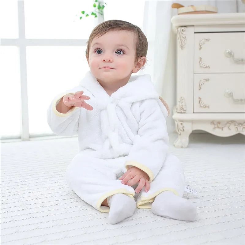 Baby Romper Winter Costume Baby Boys Clothes Coral Fleece Warm Baby Girls Clothing Animal Overall Baby Rompers Newborn Jumpsuit