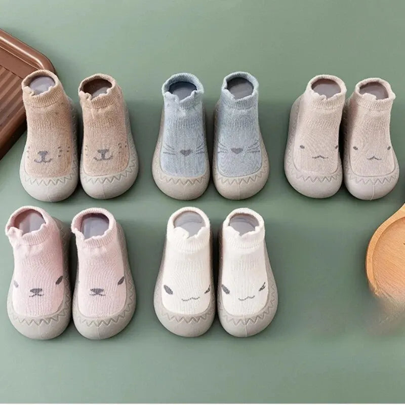 Baby Toddler Shoes Soft Sole Non-slip Breathable Indoor and Outdoor Spring and Summer Deodorant Floor Shoes and Socks