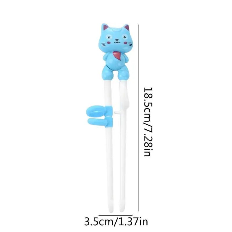 Kid Chopsticks Three-Finger Ring Positioning Toddler Eating Supplies Non-Slip Right-handed Baby Training Chopsticks