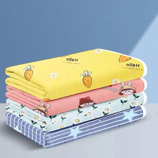 Reusable Baby Changing Mat Cover Diaper Mattress Bed Sheets for Newborn Baby Waterproof Portable Change Pad Table Floor Play Mat - TinyToes Baby Boutique 