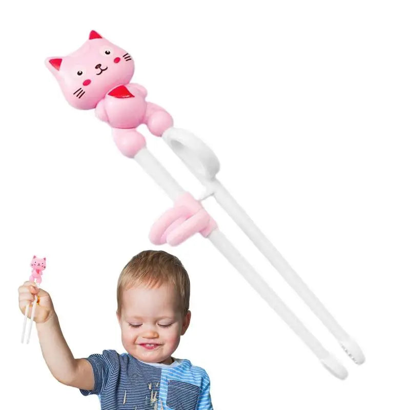 Kid Chopsticks Three-Finger Ring Positioning Toddler Eating Supplies Non-Slip Right-handed Baby Training Chopsticks