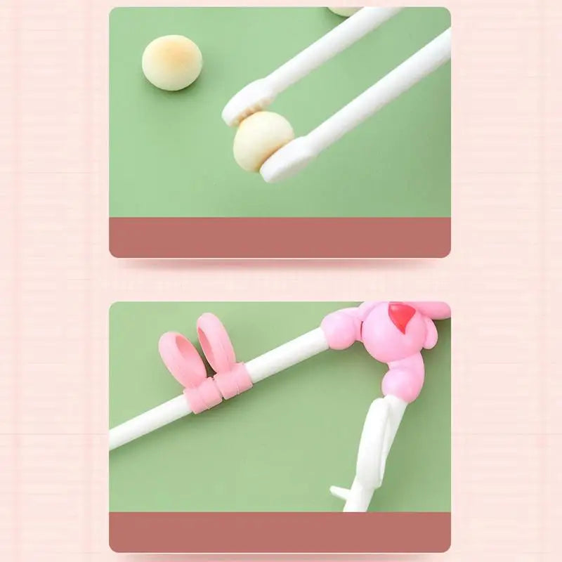 Kid Chopsticks Three-Finger Ring Positioning Toddler Eating Supplies Non-Slip Right-handed Baby Training Chopsticks