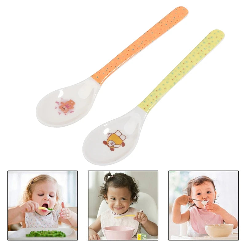 Children Tableware Baby Spoon Children Utensil Infant Solid Feeding Supplies