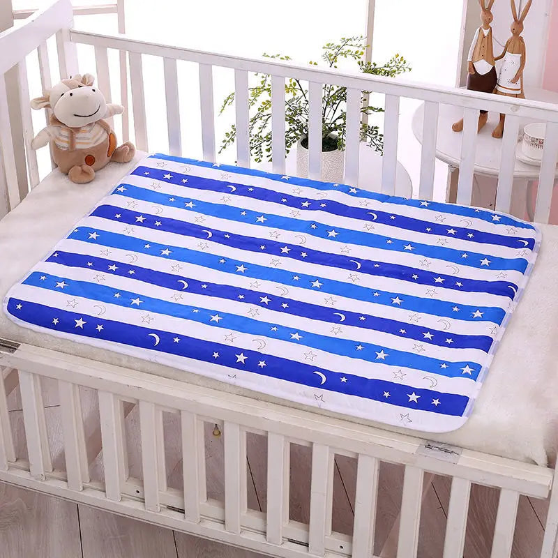 Waterproof  Mattress Cover Diaper Baby Changing Mat Washable Breathable Non-slip Pad For Infants Children Menstrual Bedwetting - TinyToes Baby Boutique 