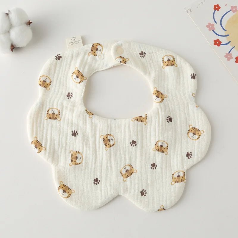 Baby Bibs 4 Layer Cotton Newborn Saliva Bib Newborn Babies Supplies Four Season - Bundle Joy Baby Boutique