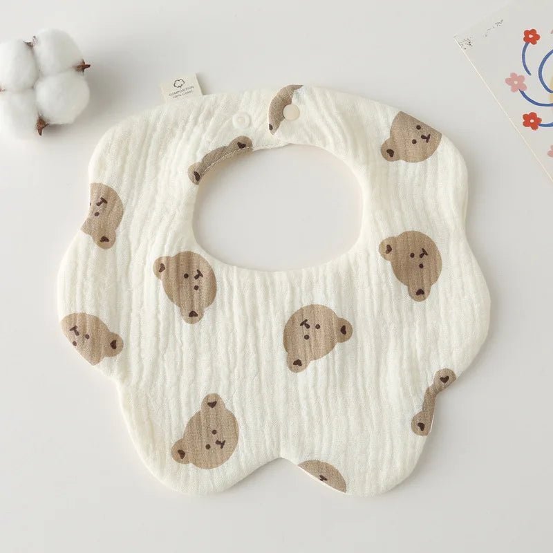 Baby Bibs 4 Layer Cotton Newborn Saliva Bib Newborn Babies Supplies Four Season - Bundle Joy Baby Boutique