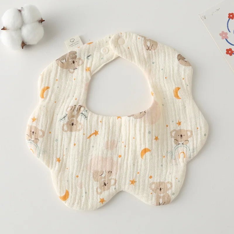 Baby Bibs 4 Layer Cotton Newborn Saliva Bib Newborn Babies Supplies Four Season - Bundle Joy Baby Boutique