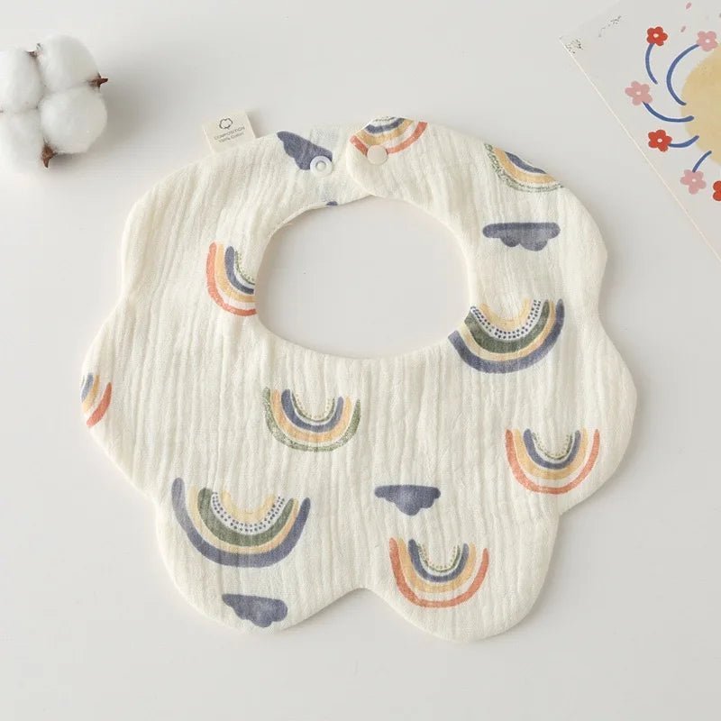 Baby Bibs 4 Layer Cotton Newborn Saliva Bib Newborn Babies Supplies Four Season - Bundle Joy Baby Boutique