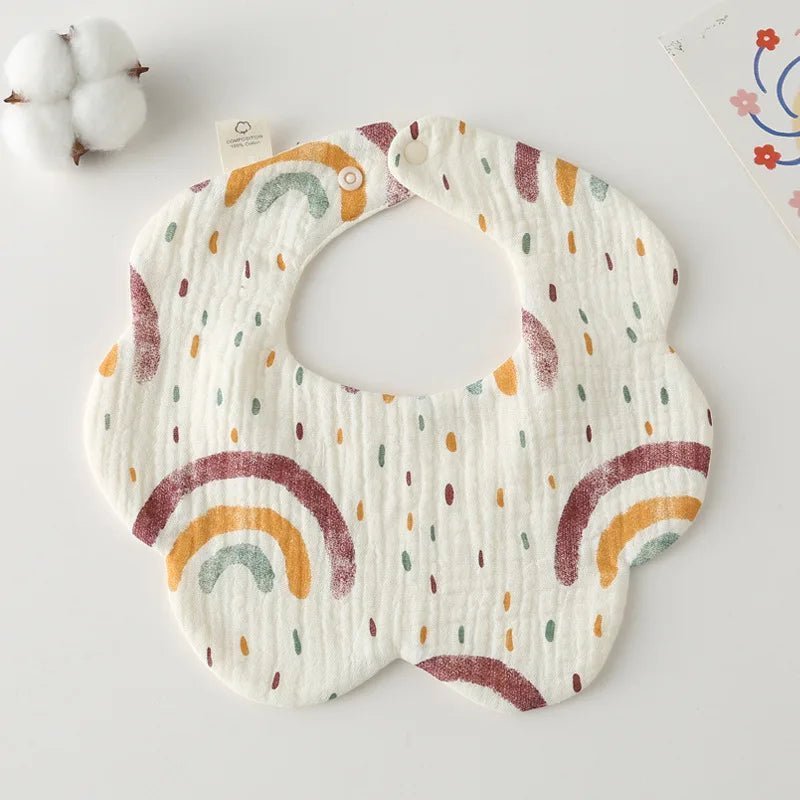 Baby Bibs 4 Layer Cotton Newborn Saliva Bib Newborn Babies Supplies Four Season - Bundle Joy Baby Boutique