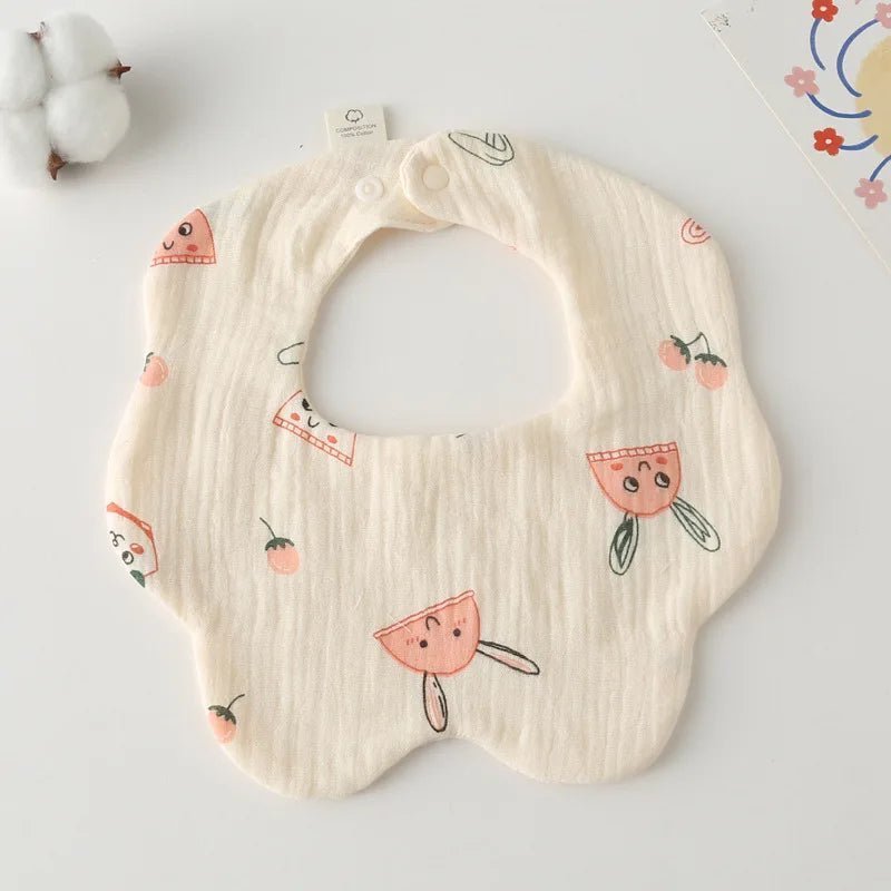 Baby Bibs 4 Layer Cotton Newborn Saliva Bib Newborn Babies Supplies Four Season - Bundle Joy Baby Boutique