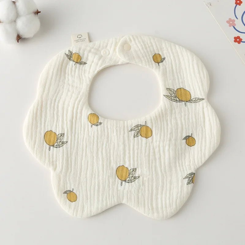 Baby Bibs 4 Layer Cotton Newborn Saliva Bib Newborn Babies Supplies Four Season - Bundle Joy Baby Boutique