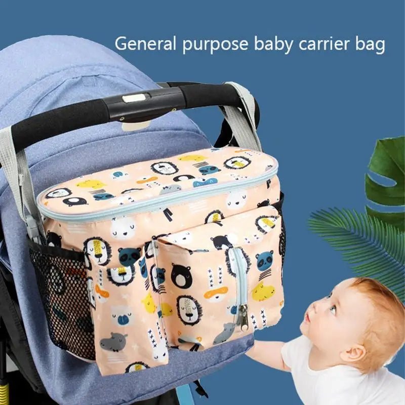 Baby Diaper Caddy Organizer Portable Holder Bag For Car Mummy Diaper Bag Nursery Essentials Storage Bins - Bundle Joy Baby Boutique