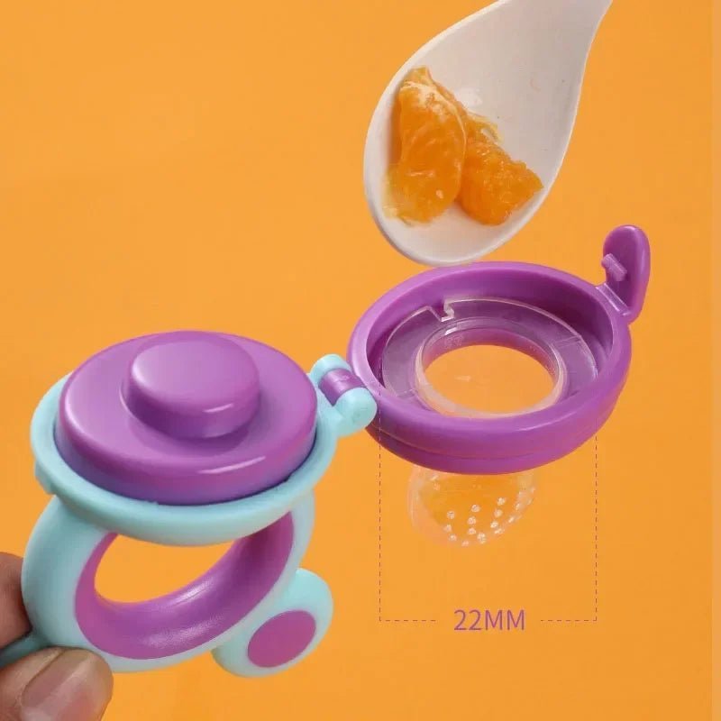 Baby Feeder Silicone Fresh Food Nibbler Kids Boy Girl Nipple Soother Bottles Bear Ear Fruit Feeding Safe Infant Baby Supplies - Bundle Joy Baby Boutique