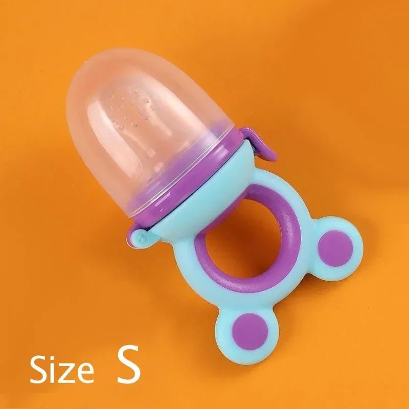 Baby Feeder Silicone Fresh Food Nibbler Kids Boy Girl Nipple Soother Bottles Bear Ear Fruit Feeding Safe Infant Baby Supplies - Bundle Joy Baby Boutique