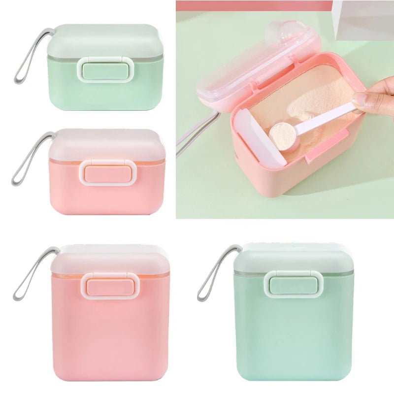 Baby Formula Dispenser with Scoop 400ml/800ml Milk Powder Storage Box Infant Essential Cereal Toddle Snacks Container for Baby - Bundle Joy Baby Boutique