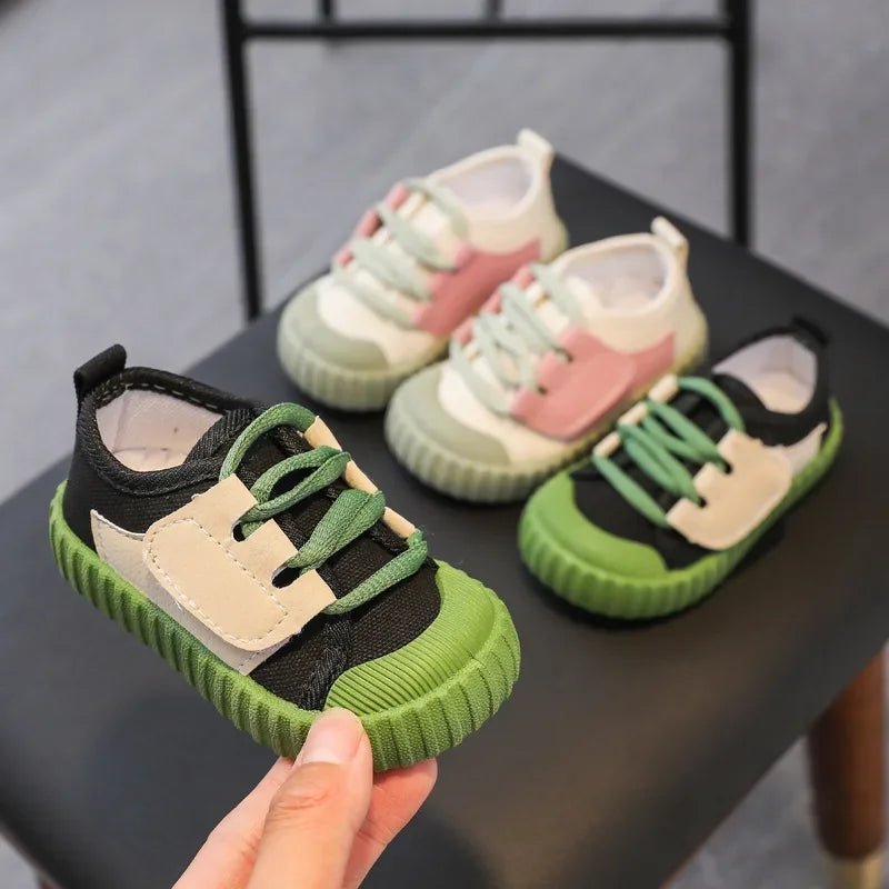 Baby Girls Boys Casual Shoes 2023 Spring Autumn Fashion Infant Toddler Kids Sneakers Comfortable Soft Sole Children Canvas Shoes - Bundle Joy Baby Boutique