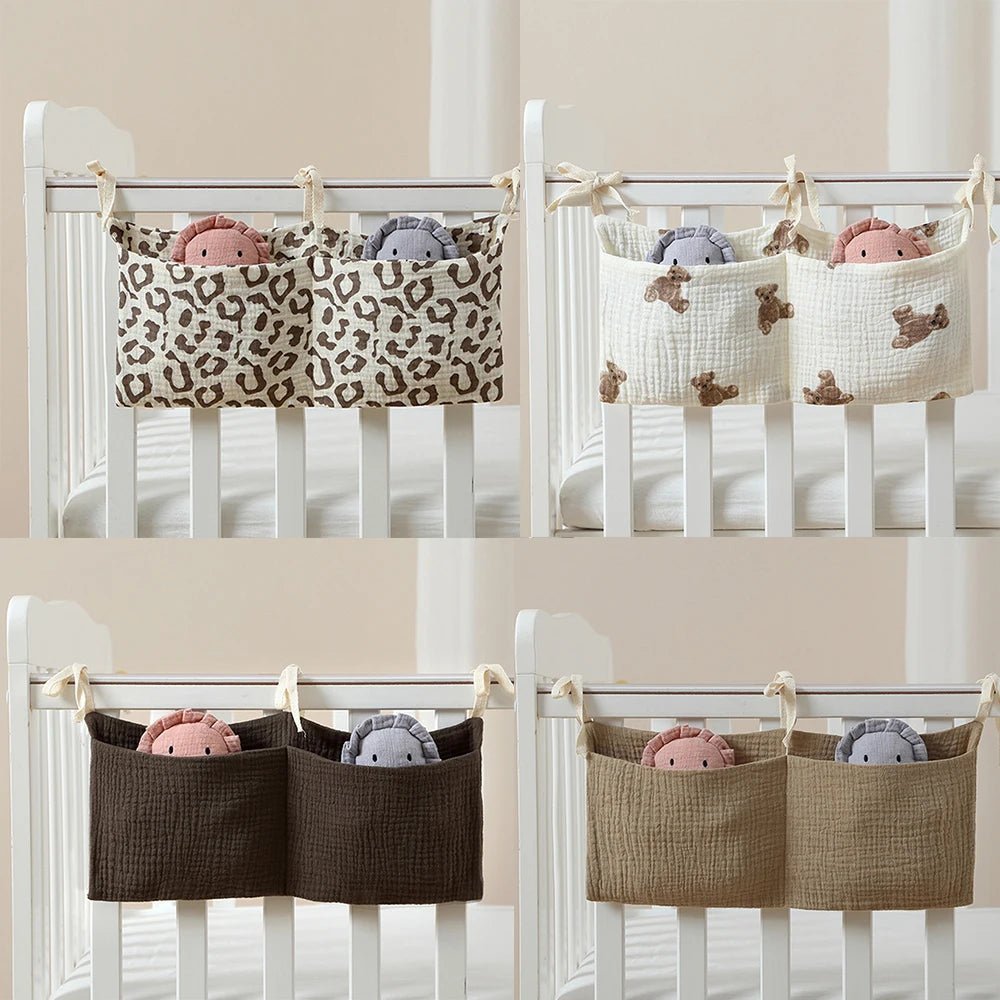 Baby Nursery Crib Organizer, Diaper Caddy Stacker, Portable Hanging Storage for Diapers Wipes Baby Essentials , Changing Table - Bundle Joy Baby Boutique