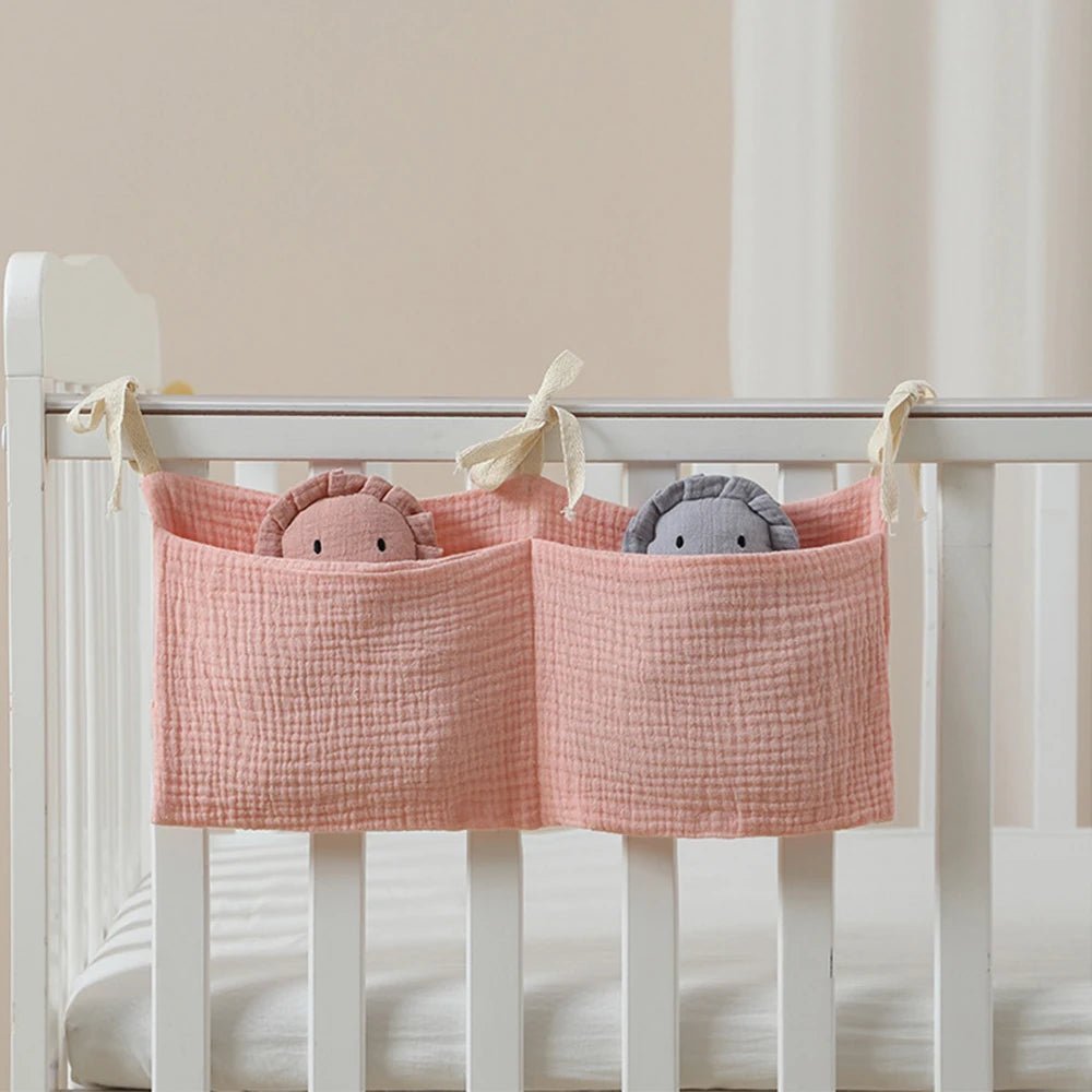 Baby Nursery Crib Organizer, Diaper Caddy Stacker, Portable Hanging Storage for Diapers Wipes Baby Essentials , Changing Table - Bundle Joy Baby Boutique