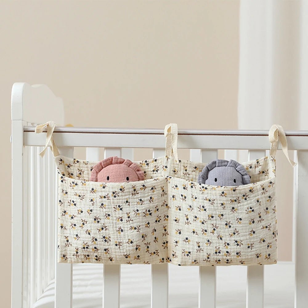 Baby Nursery Crib Organizer, Diaper Caddy Stacker, Portable Hanging Storage for Diapers Wipes Baby Essentials , Changing Table - Bundle Joy Baby Boutique