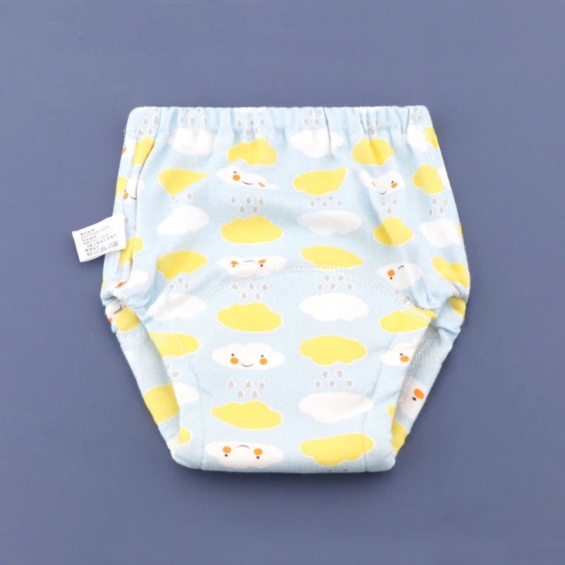 Baby Waterproof Reusable Training Pants 6 Layers Cotton Baby Diaper Cute Infant Shorts Nappies Panties Nappy Changing Underwear - TinyToes Baby Boutique