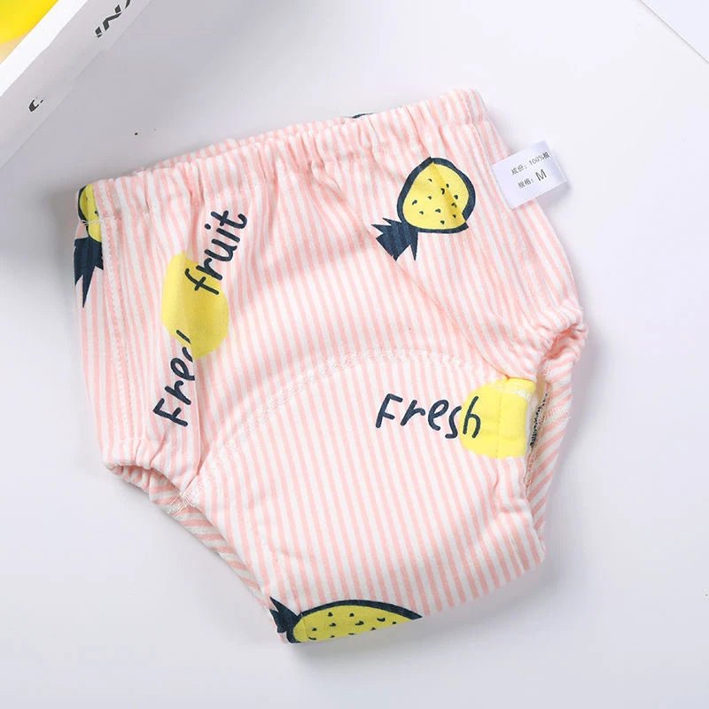 Baby Waterproof Reusable Training Pants 6 Layers Cotton Baby Diaper Cute Infant Shorts Nappies Panties Nappy Changing Underwear - TinyToes Baby Boutique